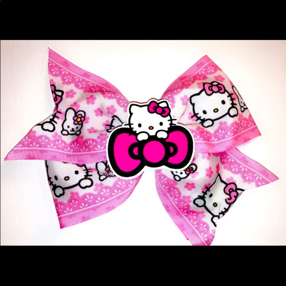 Large Hello Kitty Bow ✨FREE SHIPPING 5+ BOWS✨